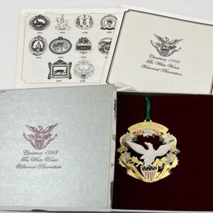 1998 White House Christmas Ornament The White House Historical Association